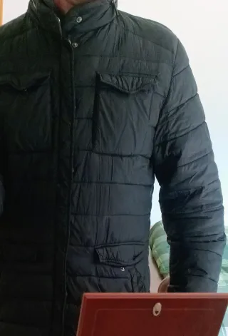 Giubbotto Casual Impermeabile con Cappuccio Tasche