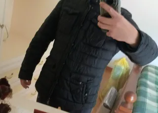 Giubbotto Casual Impermeabile con Cappuccio Tasche