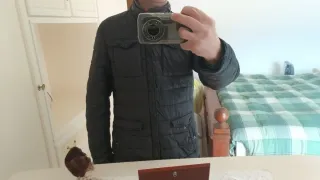 Giubbotto Casual Impermeabile con Cappuccio Tasche