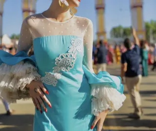 Traje de flamenca Aires de  feria