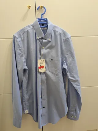 Camisa Pedro del Hierro azul talla S