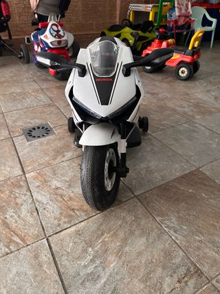 Moto Eléctrica Honda Niños Blanca