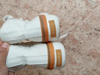 Zapatillas altas blancas multicolor