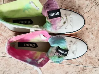 Zapatillas altas blancas multicolor