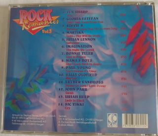 Rock Romances Vol. 3 CD Compilation