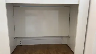 Mesa consola extensible blanca