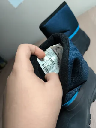 Botas Nieve Niño Negras y Azules talla 28/29