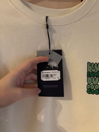 Sudadera Blue Banana Beige