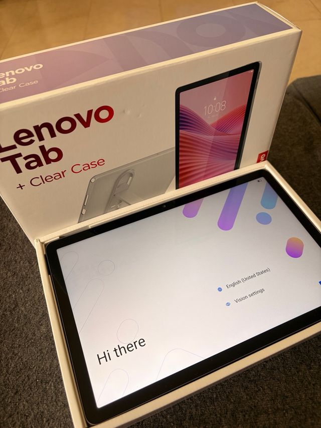 Lenovo Tab TB311FU + Clear Case