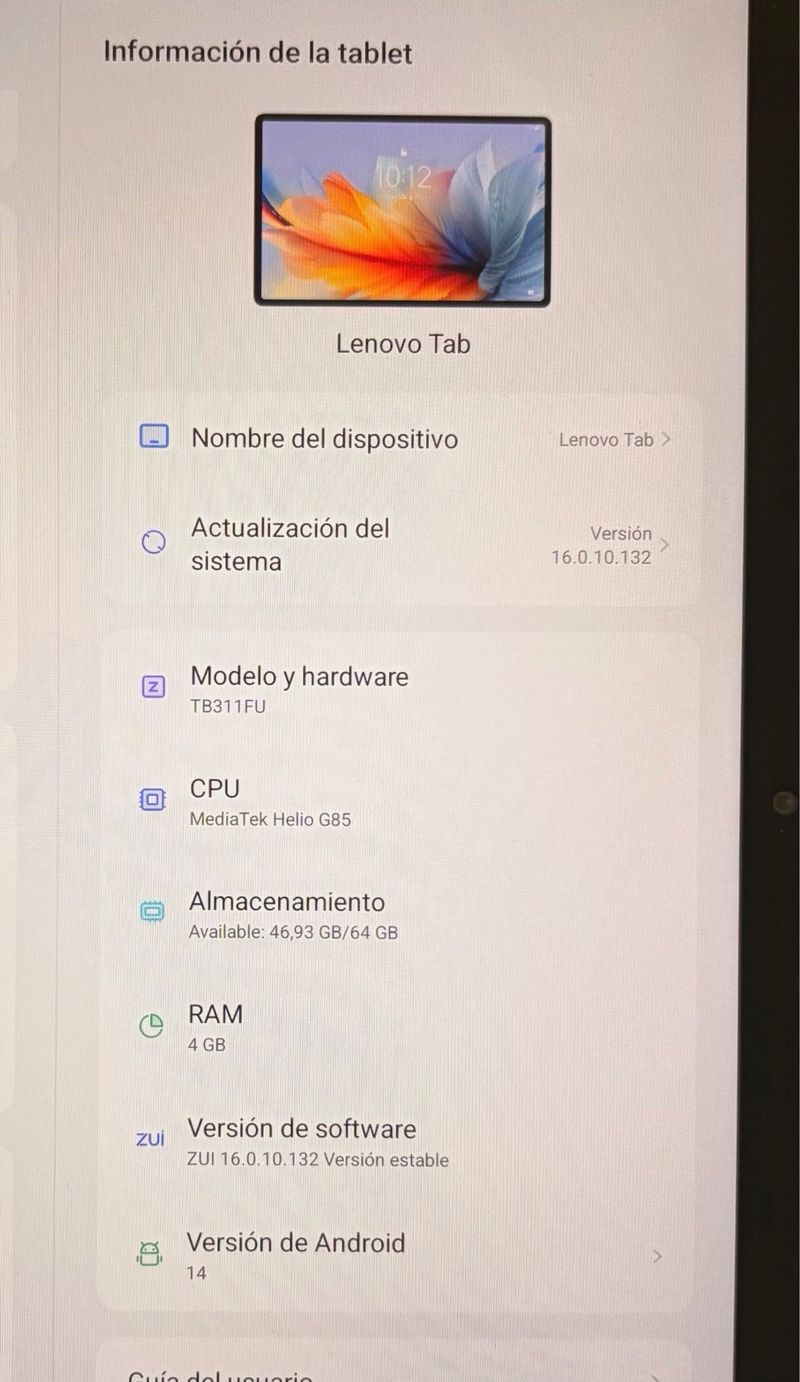 Lenovo Tab TB311FU + Clear Case afbeelding 8