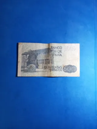 Billete 500 Pesetas 1979