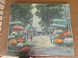 Cuadro Rambla Barcelona