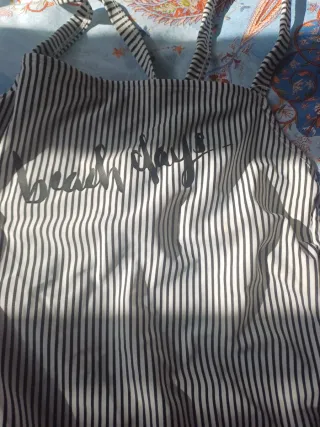 Costume intero Esmara righe bianche e nere taglia