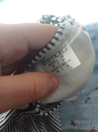 Costume intero Esmara righe bianche e nere taglia