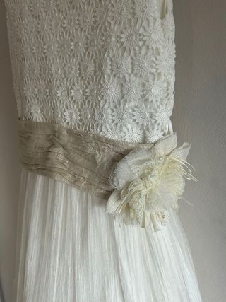 Vestido de Comunión Blanco Niña