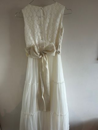 Vestido de Comunión Blanco Niña