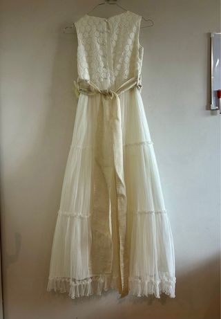 Vestido de Comunión Blanco Niña