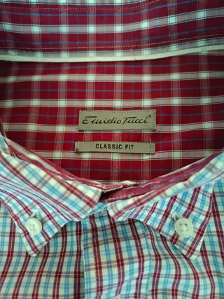 Camisa cuadros Emidio Tucci Talla 6