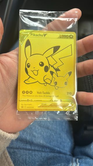 Pikachu V Carta Promo 25 Aniversario