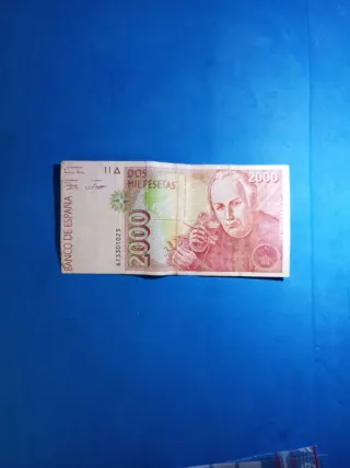 Billete 2000 ptas 1992