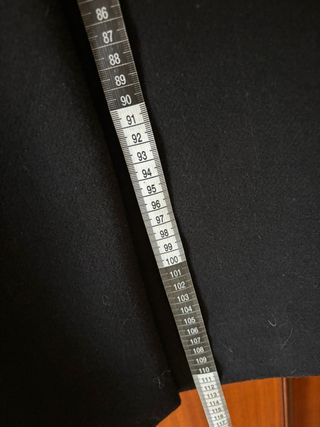 Abrigo Pieces Lana Negro