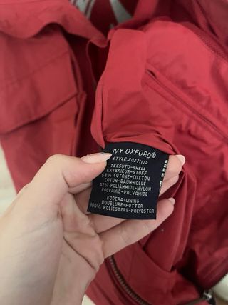 Gilet Ivy Oxford Rosso Taglia L