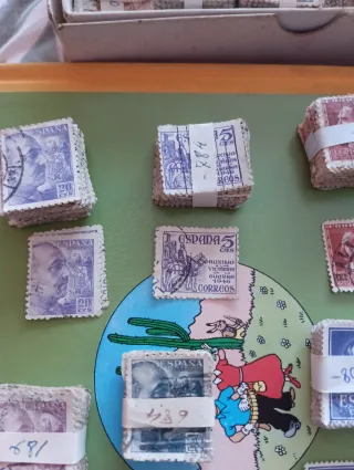 Lote Sellos Matasellados España