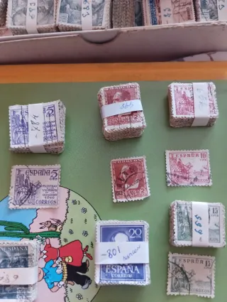 Lote Sellos Matasellados España