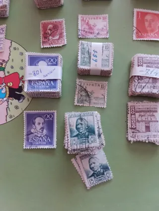 Lote Sellos Matasellados España