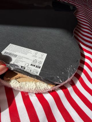 Espejo Bouclé Beige