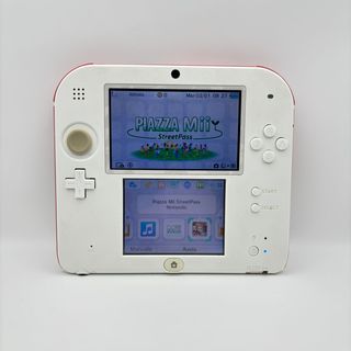 Console Nintendo 2DS Bianco rosso completo memory
