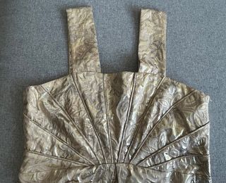 Vestido Roberto Verino Dorado