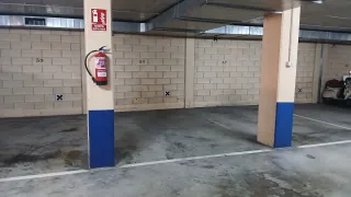 Raya de garaje. Plaza Nornahi.