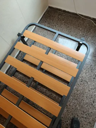 Dos Somiers Cama 90 y dos colchones nido