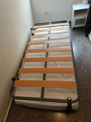 Dos Somiers Cama 90 y dos colchones nido