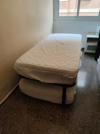 Dos Somiers Cama 90 y dos colchones nido