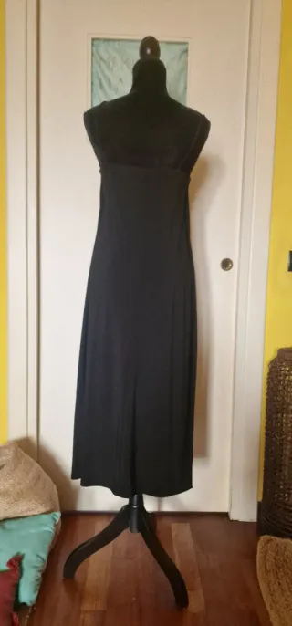 Abito sottoveste lungo Zara nero