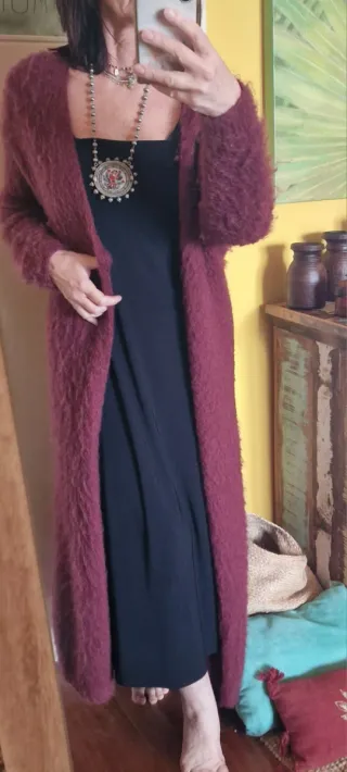 Abito sottoveste lungo Zara nero