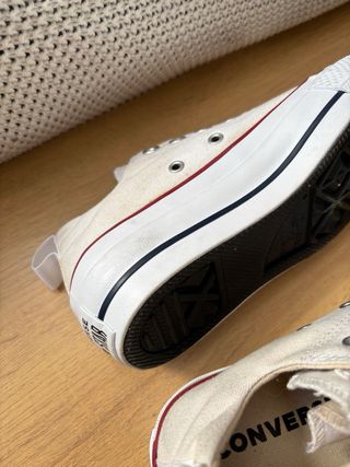 Zapatillas Converse crema t.35