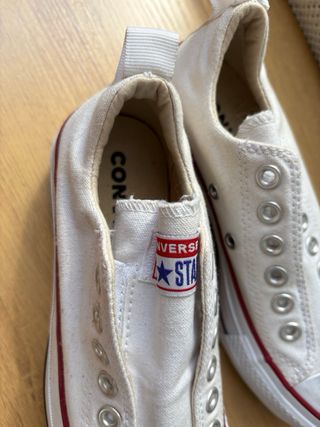 Zapatillas Converse crema t.35