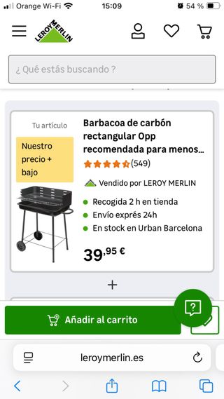 Barbacoa de carbón negra y plateada