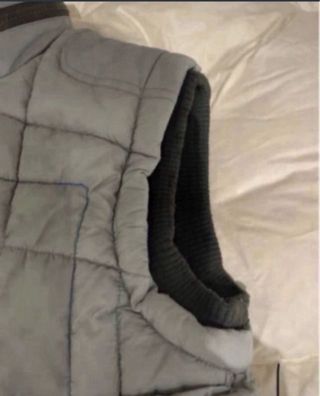 Chaleco acolchado niño gris