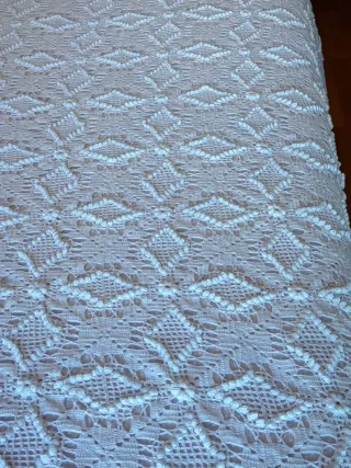 Colcha Ganchillo Artesanal Vintage