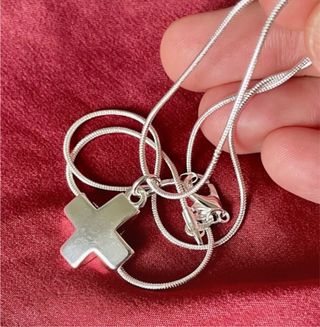 Colgante Cruz Griega Plata 925