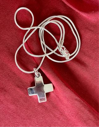 Colgante Cruz Griega Plata 925