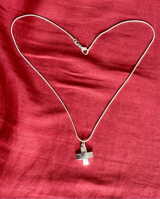 Colgante Cruz Griega Plata 925