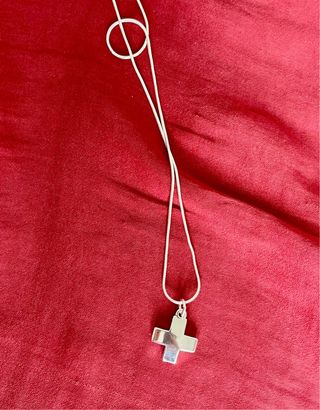 Colgante Cruz Griega Plata 925