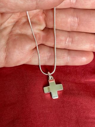 Colgante Cruz Griega Plata 925