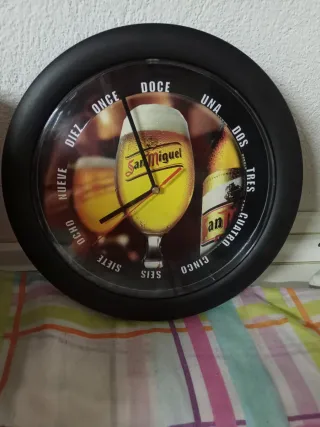 Reloj de Pared San Miguel Cerveza