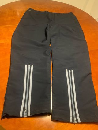 Conjunto Adidas Chaqueta y Pantalón Gris/Negro